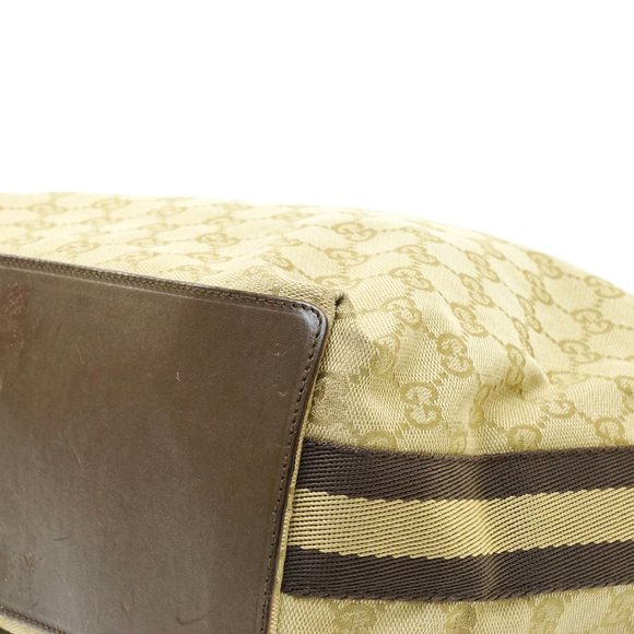 Auth Gucci Bag Brown Canvas #7270G15 - Picture 8 of 13